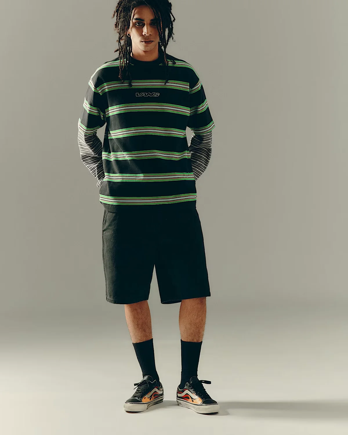 Premium-Old-Skool-36-Flames-Shoes-VANS-Black-ALT1