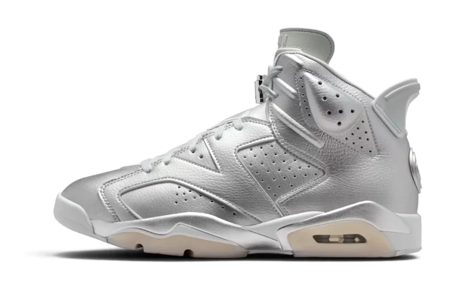 AJ6 x Paris Saint-Germain 6 Retro "Metallic Silver"